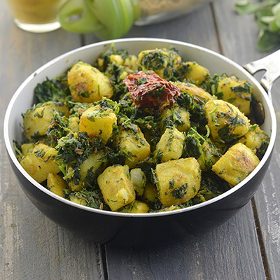 "Jeera Aloo Methi  (Bay Leaf Restaurant) - Click here to View more details about this Product